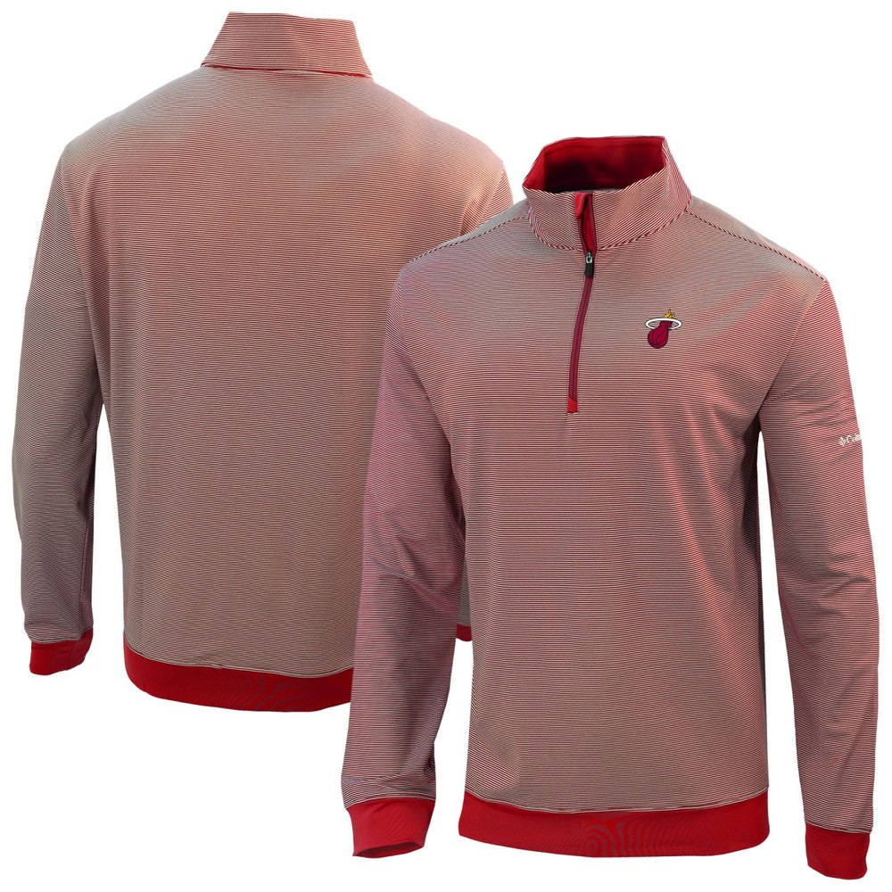 Miami Heat Omni-Wick Even Lie Quarter-Zip Top - Red | Columbia online