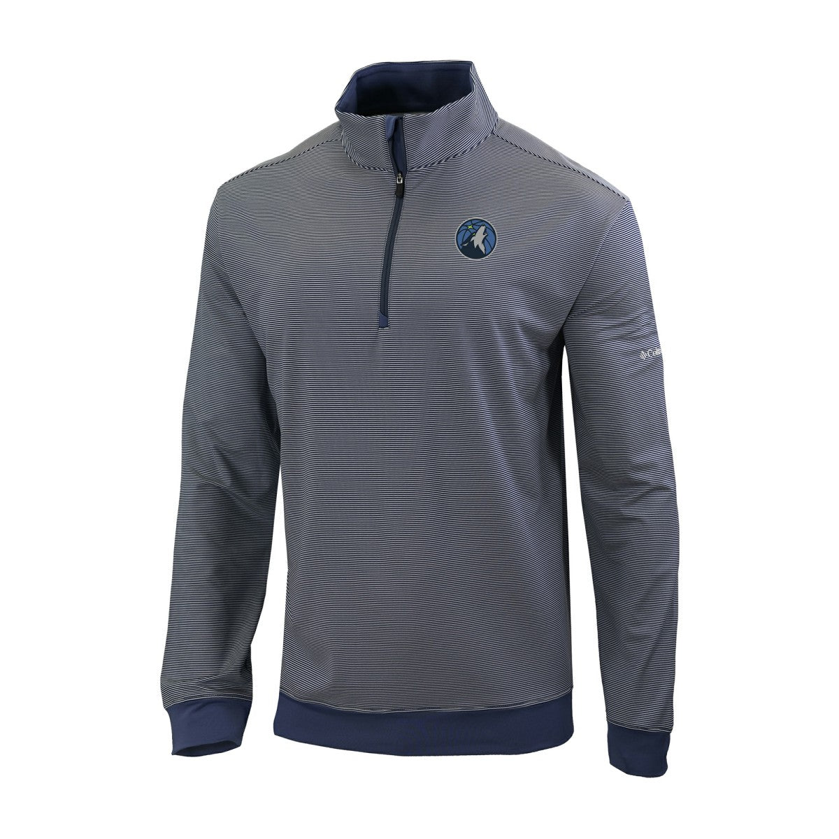 Minnesota Timberwolves Omni-Wick Even Lie Quarter-Zip Top - Navy | Columbia sale