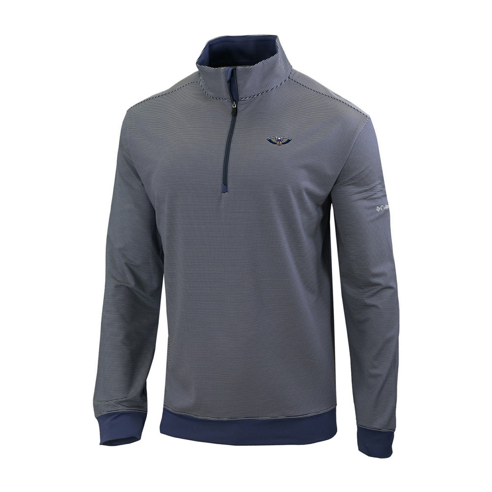 New Orleans Pelicans Omni-Wick Even Lie Quarter-Zip Top - Navy | Columbia shop