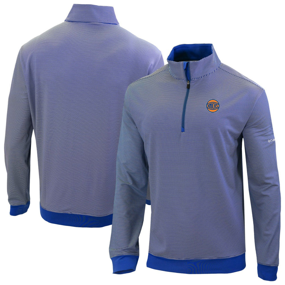 New York Knicks Omni-Wick Even Lie Quarter-Zip Top - Blue | Columbia cheap