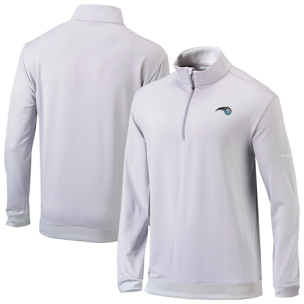 Orlando Magic Omni-Wick Even Lie Quarter-Zip Top - Gray/White | Columbia for sale