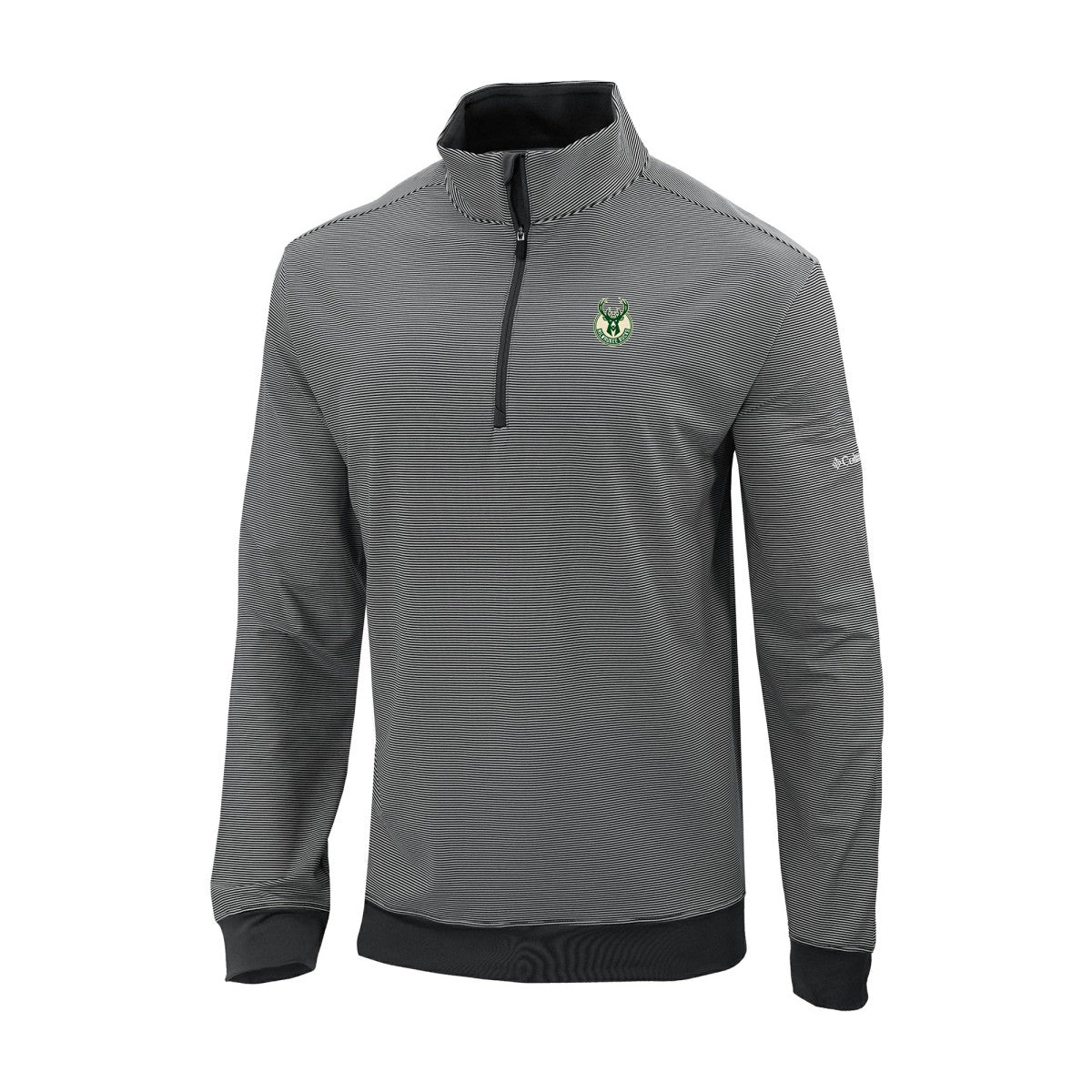Milwaukee Bucks Omni-Wick Even Lie Quarter-Zip Top - Black | Columbia shop