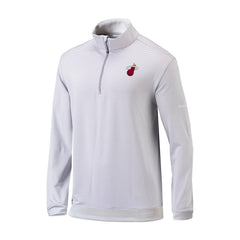 Miami Heat Omni-Wick Even Lie Quarter-Zip Top - Gray/White | Columbia cheap