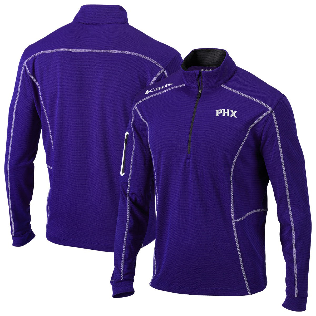 Phoenix Suns Omni-Wick Shotgun Quarter-Zip Jacket - Purple | Columbia on sale