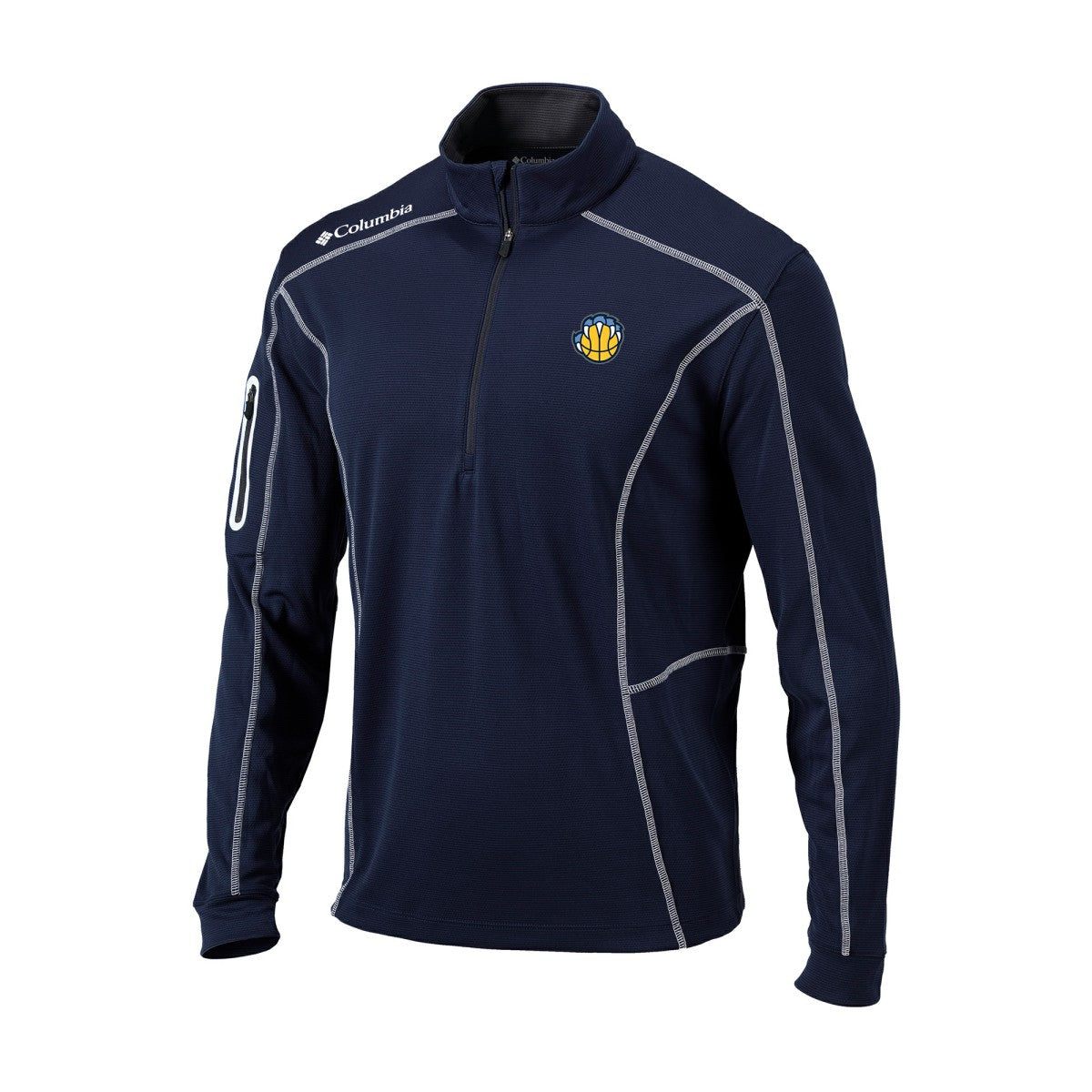 Memphis Grizzlies Omni-Wick Shotgun Quarter-Zip Jacket - Navy | Columbia cheap