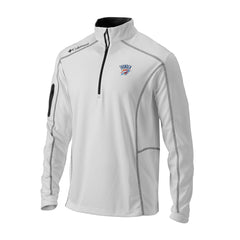 Oklahoma City Thunder Omni-Wick Shotgun Quarter-Zip Jacket - White | Columbia sale