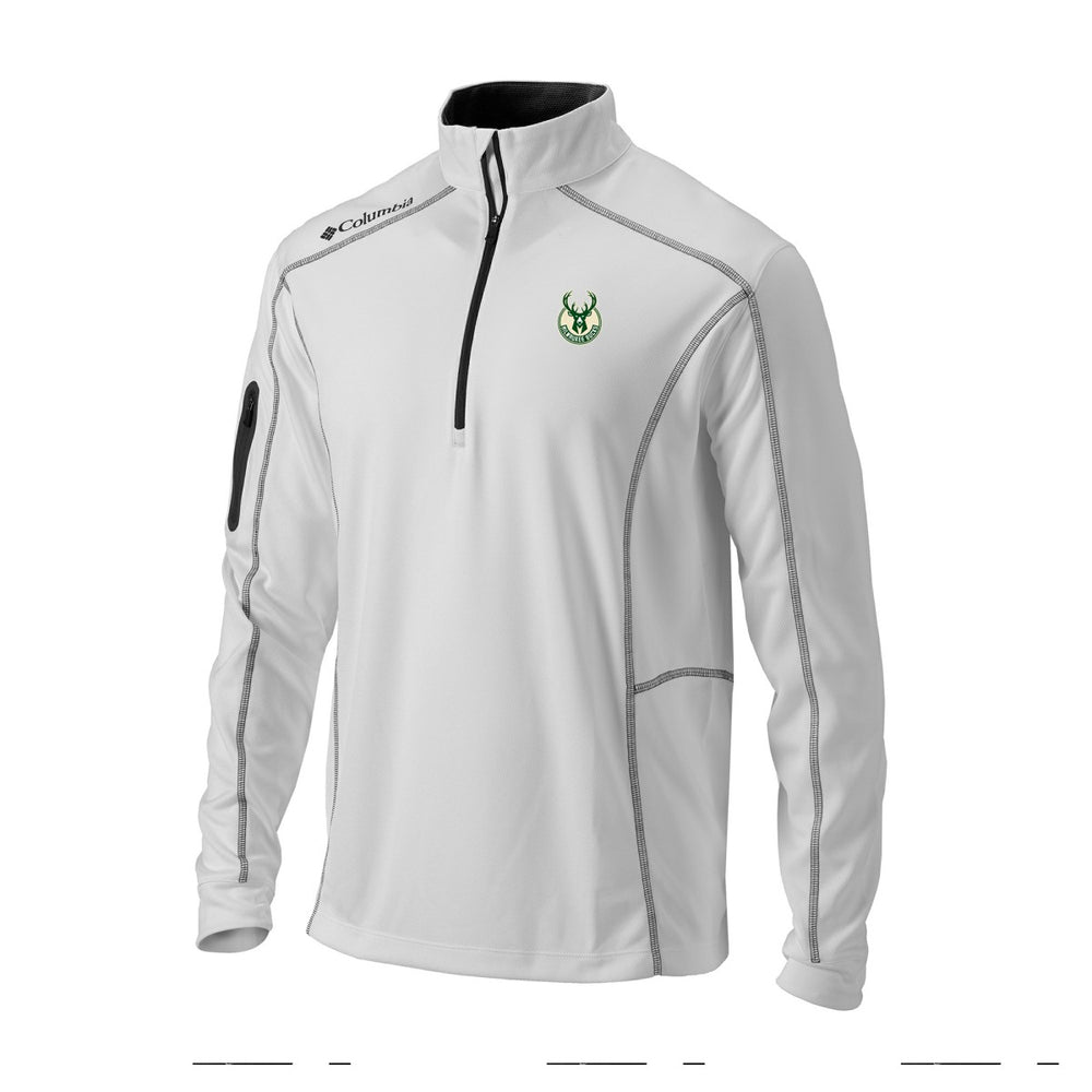 Milwaukee Bucks Omni-Wick Shotgun Quarter-Zip Jacket - White | Columbia cheap