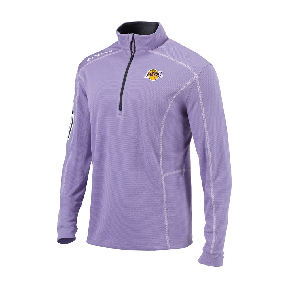 Los Angeles Lakers Omni-Wick Shotgun Quarter-Zip Jacket - Purple | Columbia cheap