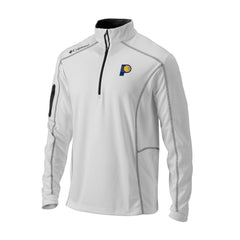 Indiana Pacers Omni-Wick Shotgun Quarter-Zip Jacket - White | Columbia on sale