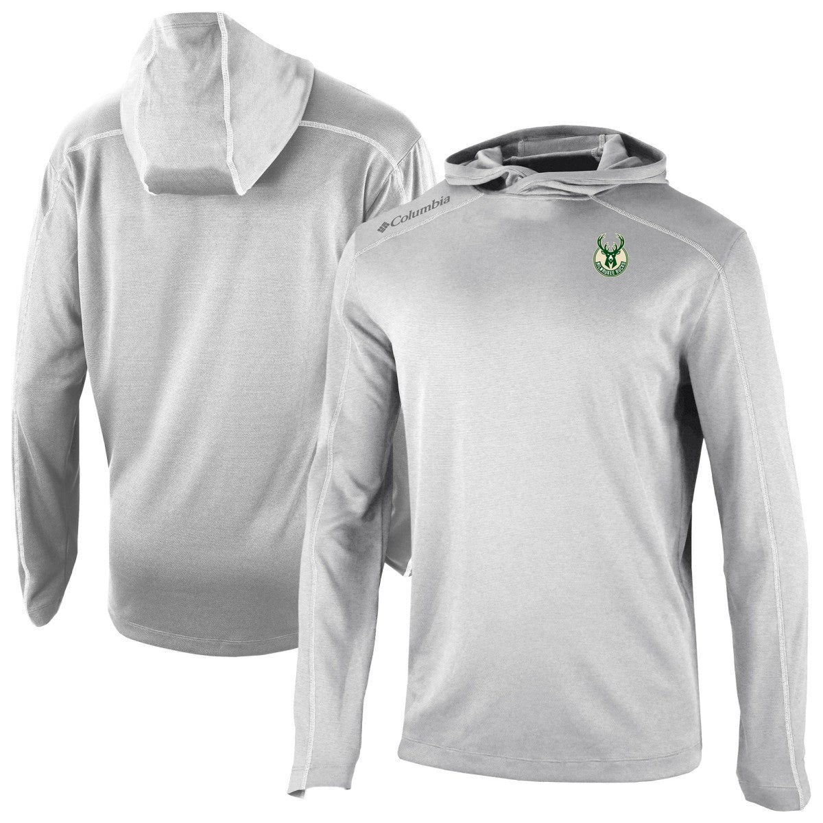 Milwaukee Bucks Omni-Wick Shotgun Pullover Hoodie - Gray | Columbia online