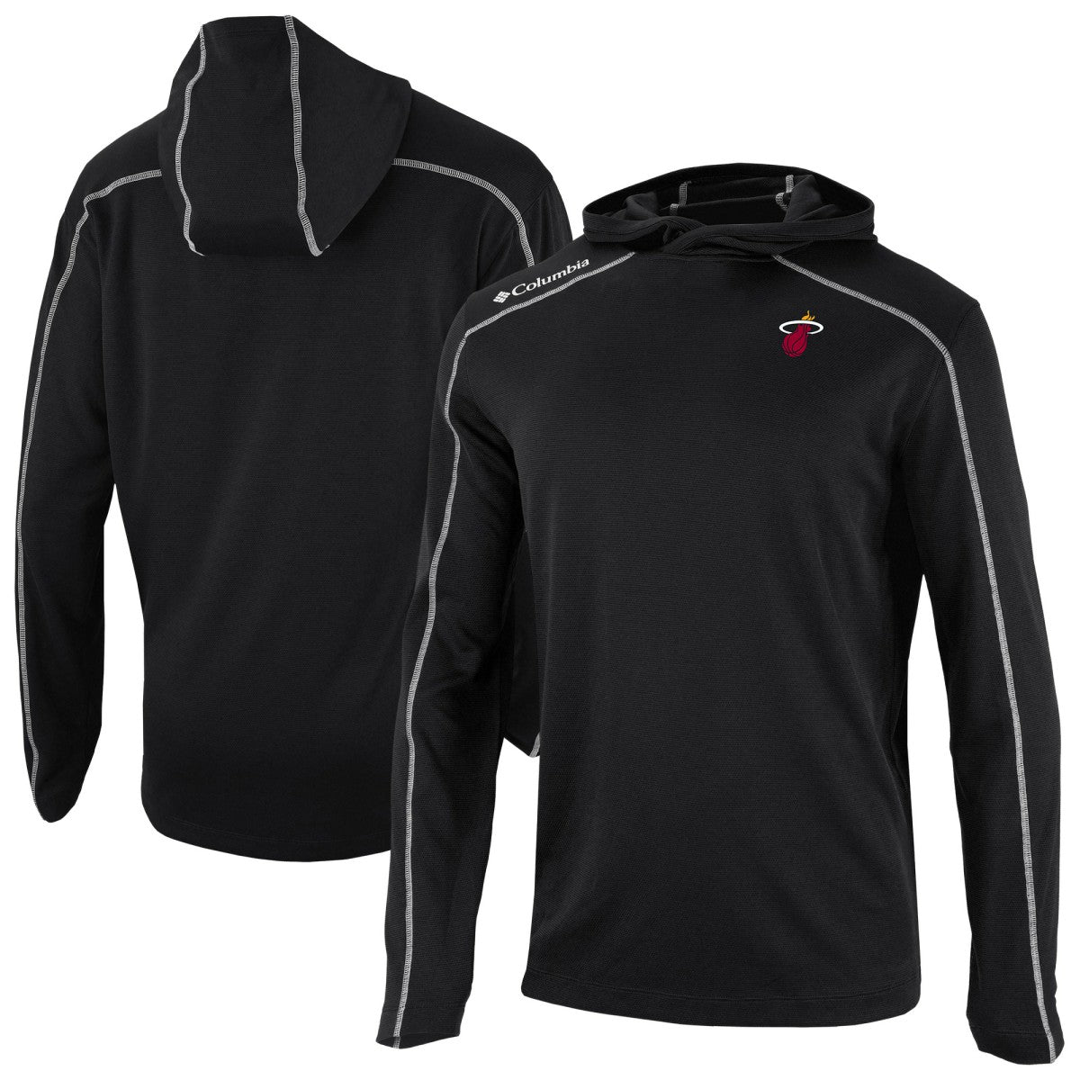 Miami Heat Omni-Wick Shotgun Pullover Hoodie - Black | Columbia sale