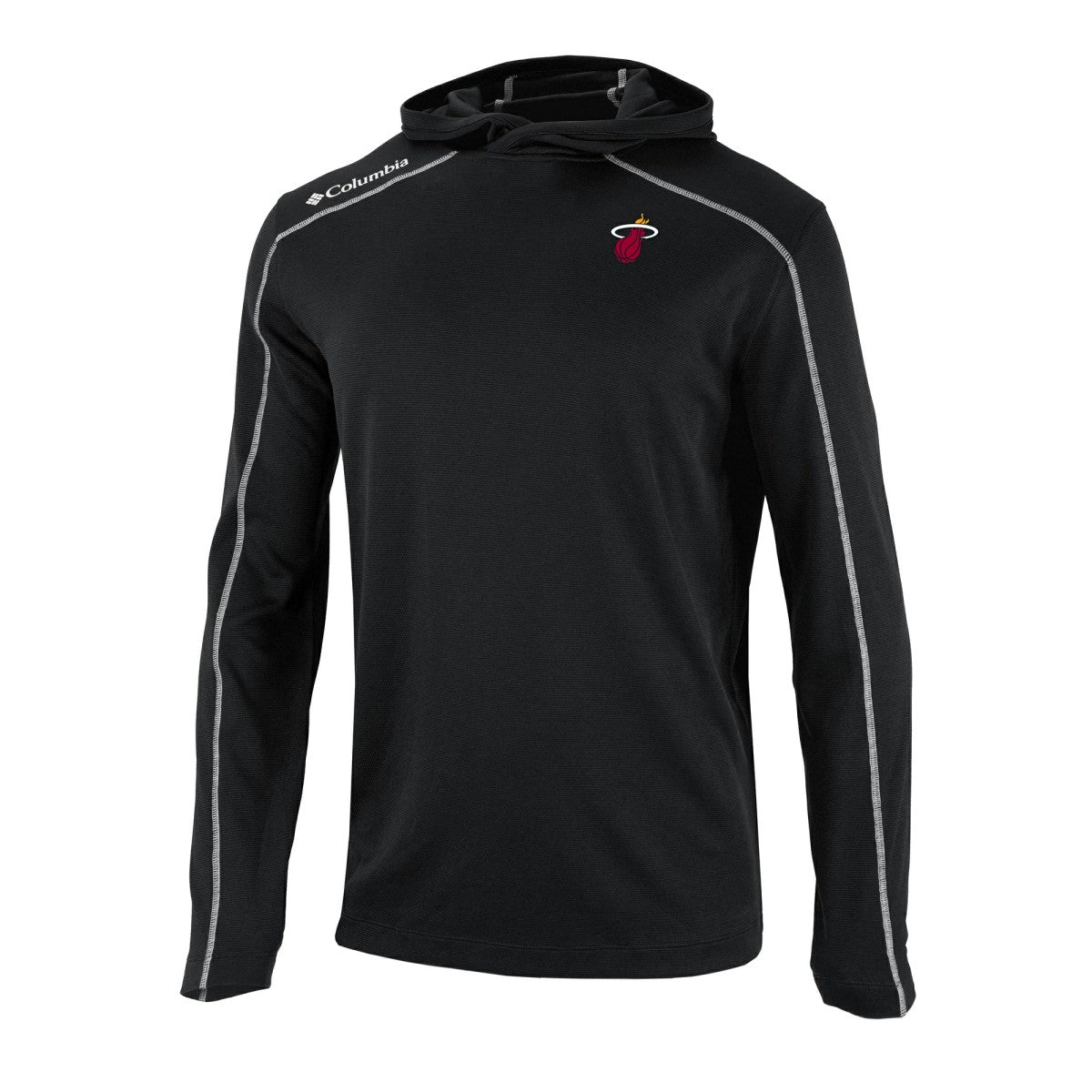 Miami Heat Omni-Wick Shotgun Pullover Hoodie - Black | Columbia sale