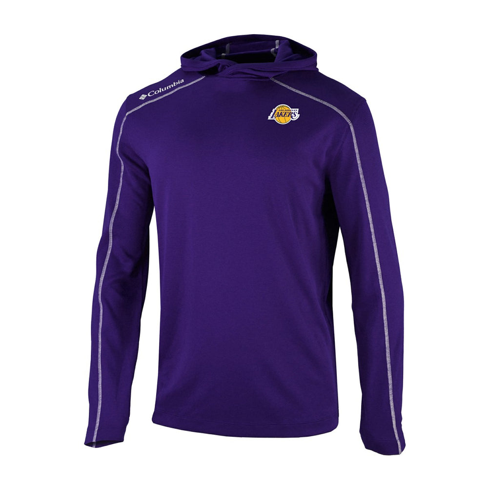 Los Angeles Lakers Omni-Wick Shotgun Pullover Hoodie - Purple | Columbia on sale