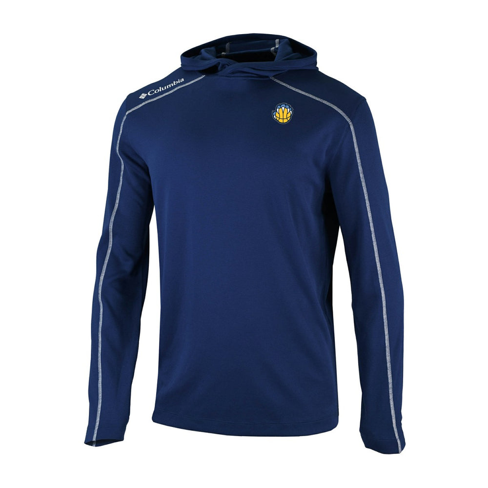 Memphis Grizzlies Omni-Wick Shotgun Pullover Hoodie - Navy | Columbia for sale