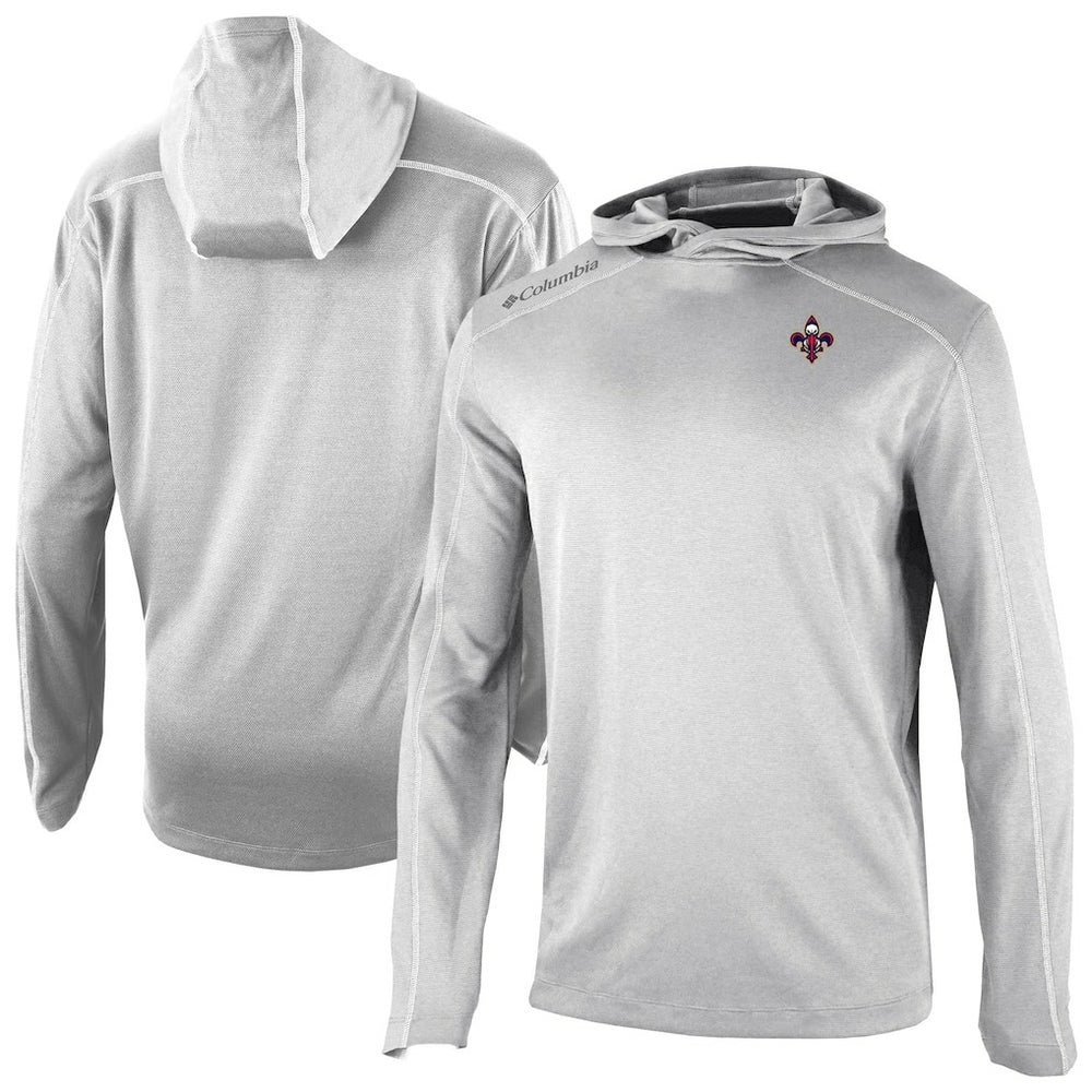 New Orleans Pelicans Omni-Wick Shotgun Pullover Hoodie - Gray | Columbia online
