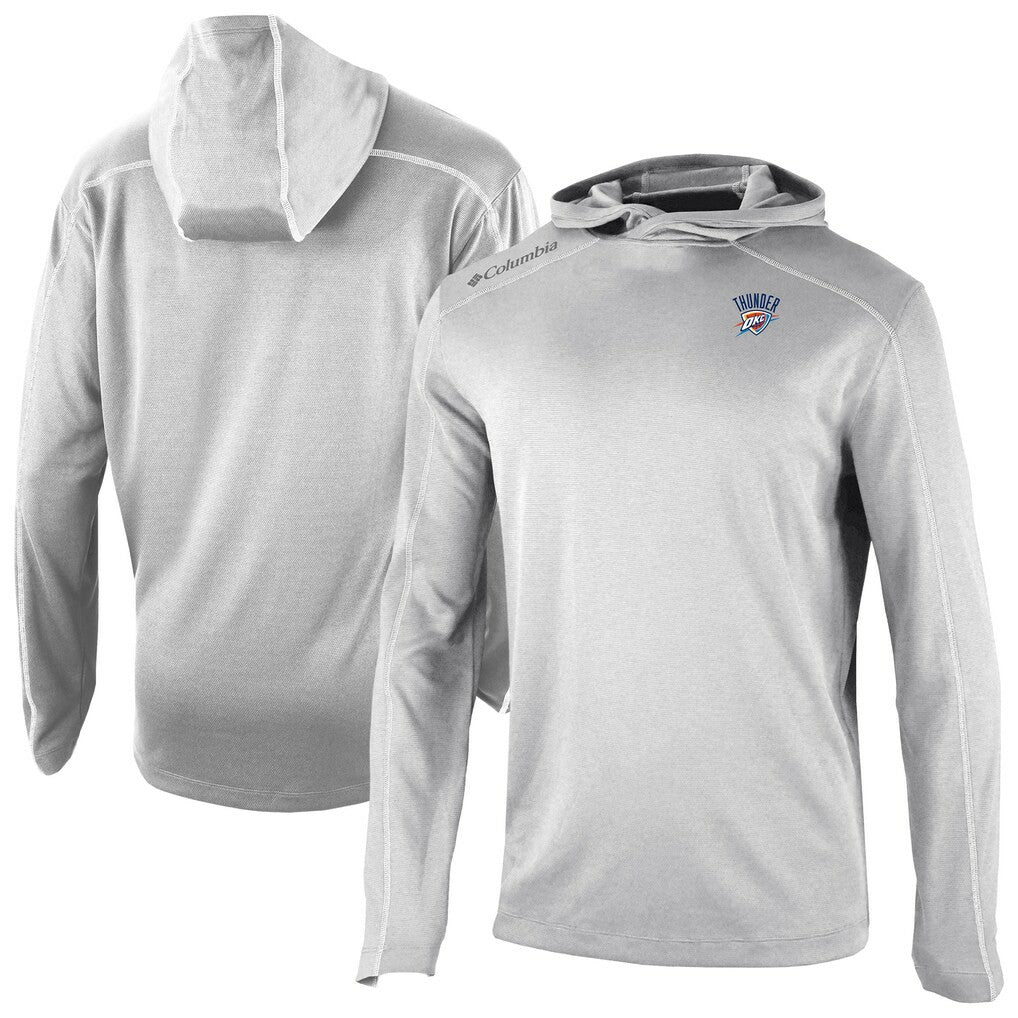 Oklahoma City Thunder Omni-Wick Shotgun Pullover Hoodie - Gray | Columbia outlet