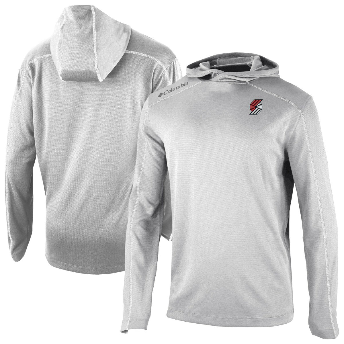 Portland Trail Blazers Omni-Wick Shotgun Pullover Hoodie - Gray | Columbia online