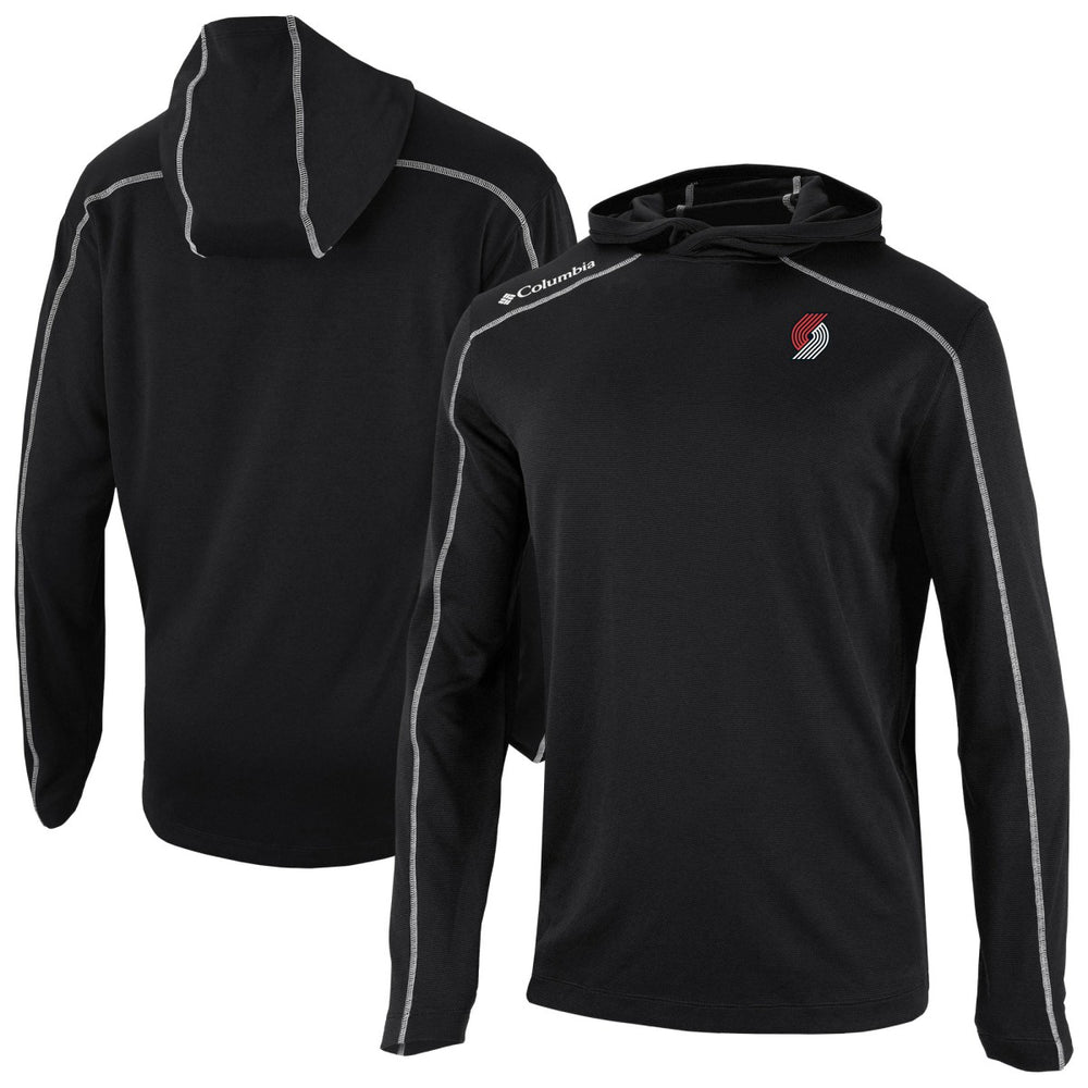 Portland Trail Blazers Omni-Wick Shotgun Pullover Hoodie - Black | Columbia for sale