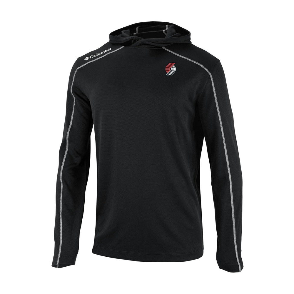 Portland Trail Blazers Omni-Wick Shotgun Pullover Hoodie - Black | Columbia for sale