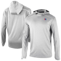 Philadelphia 76ers Omni-Wick Shotgun Pullover Hoodie - Gray | Columbia for sale