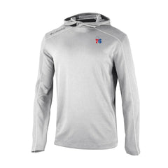 Philadelphia 76ers Omni-Wick Shotgun Pullover Hoodie - Gray | Columbia for sale