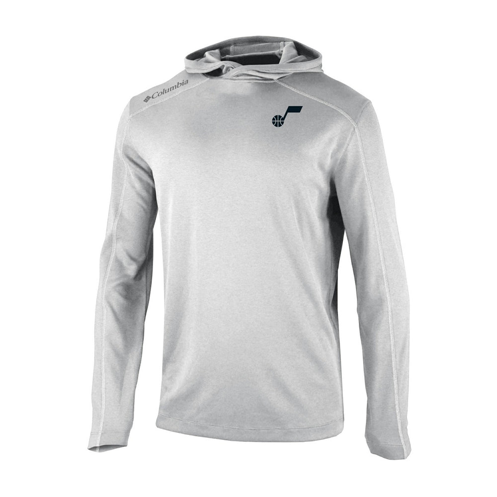 Utah Jazz Omni-Wick Shotgun Pullover Hoodie - Gray | Columbia on sale