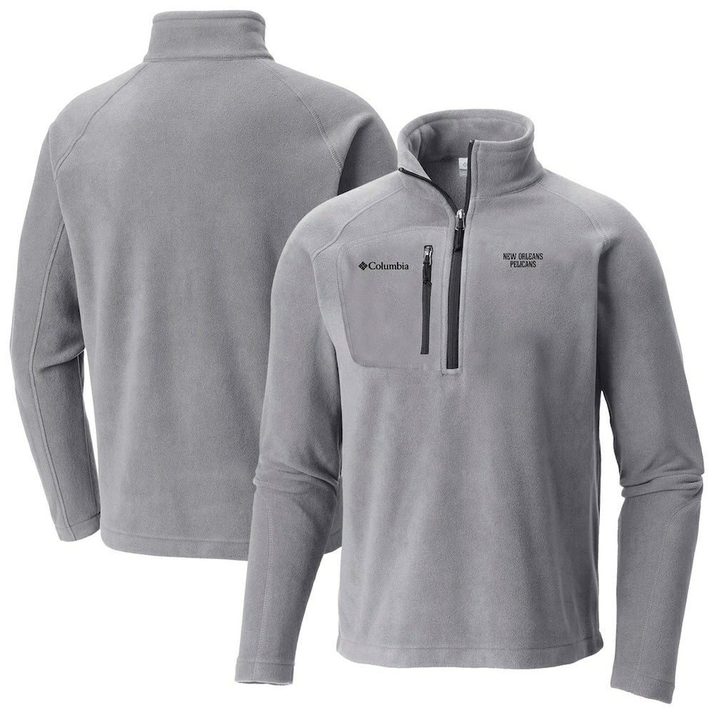 New Orleans Pelicans Fast Trek III Half-Zip Fleece Pullover - Gray | Columbia on sale