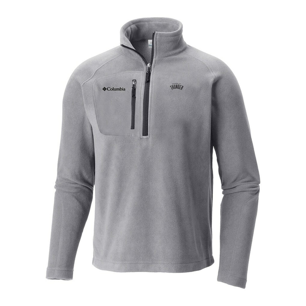 Oklahoma City Thunder Fast Trek III Half-Zip Fleece Pullover - Gray | Columbia sale