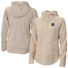 Minnesota Timberwolves Women's Sweater Weather Quarter-Snap Hoodie - Cream | Columbia for sale