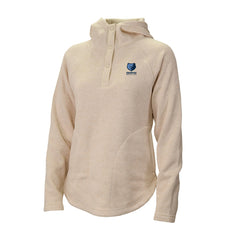Memphis Grizzlies Women's Sweater Weather Quarter-Snap Hoodie - Cream | Columbia discount