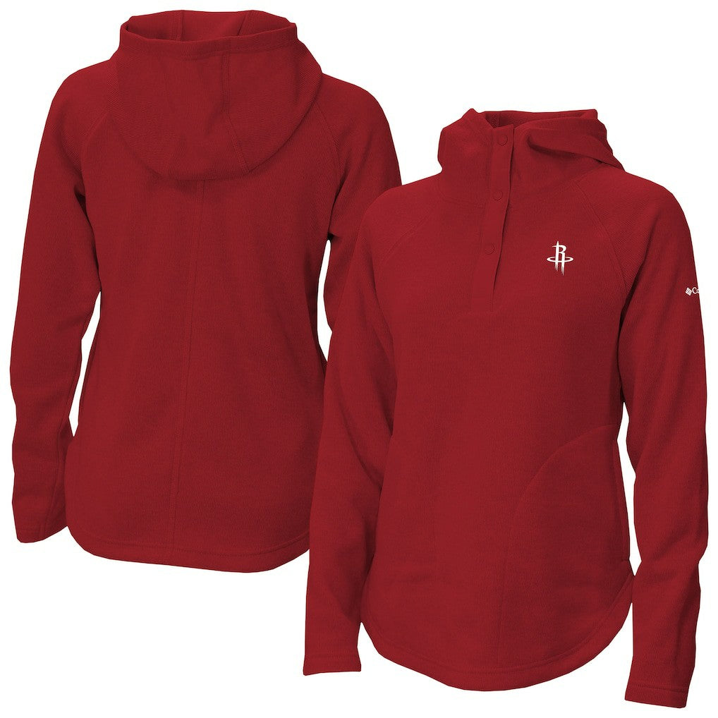 Houston Rockets Women's Sweater Weather Quarter-Snap Hoodie sale - Red | Columbia shop