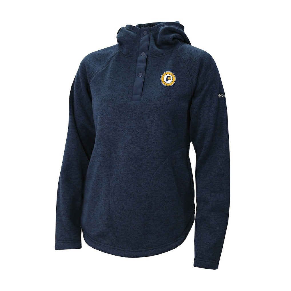 Indiana Pacers Women's Sweater Weather Quarter-Snap Hoodie - Navy | Columbia sale