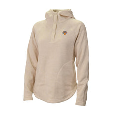 New York Knicks Women's Sweater Weather Quarter-Snap Hoodie - Cream | Columbia cheap