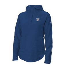 Oklahoma City Thunder Women's Sweater Weather Quarter-Snap Hoodie - Blue | Columbia shop