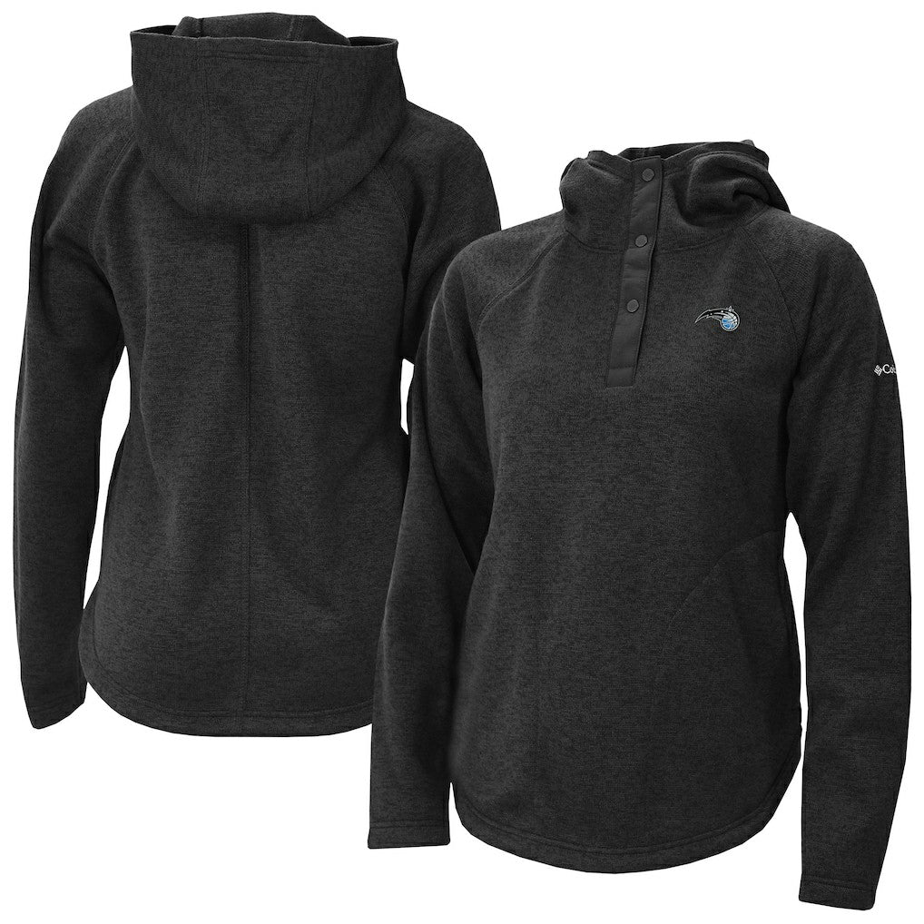 Orlando Magic Women's Sweater Weather Quarter-Snap Hoodie - Black | Columbia shop