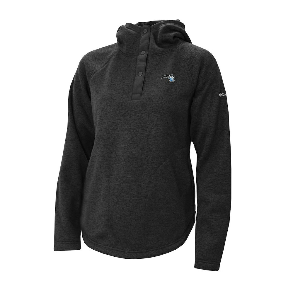 Orlando Magic Women's Sweater Weather Quarter-Snap Hoodie - Black | Columbia shop