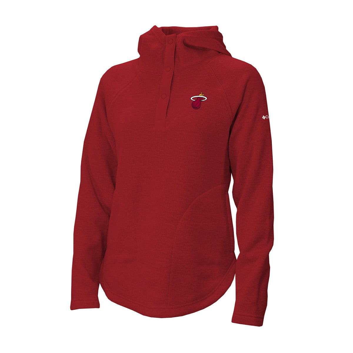 Miami Heat Women's Sweater Weather Quarter-Snap Hoodie - Red | Columbia cheap