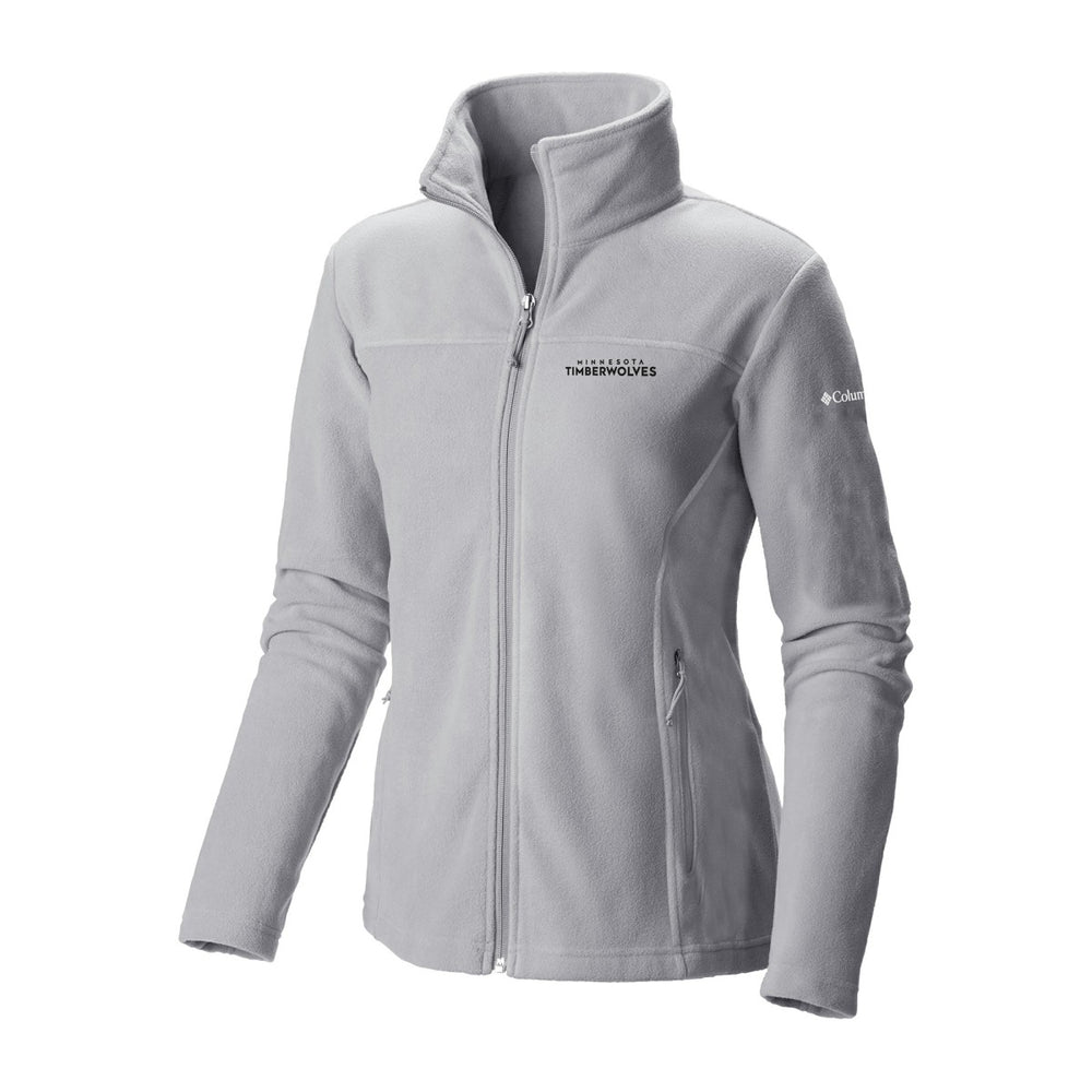 Minnesota Timberwolves Women's Give & Go II Fleece Full-Zip Jacket - Gray | Columbia on sale