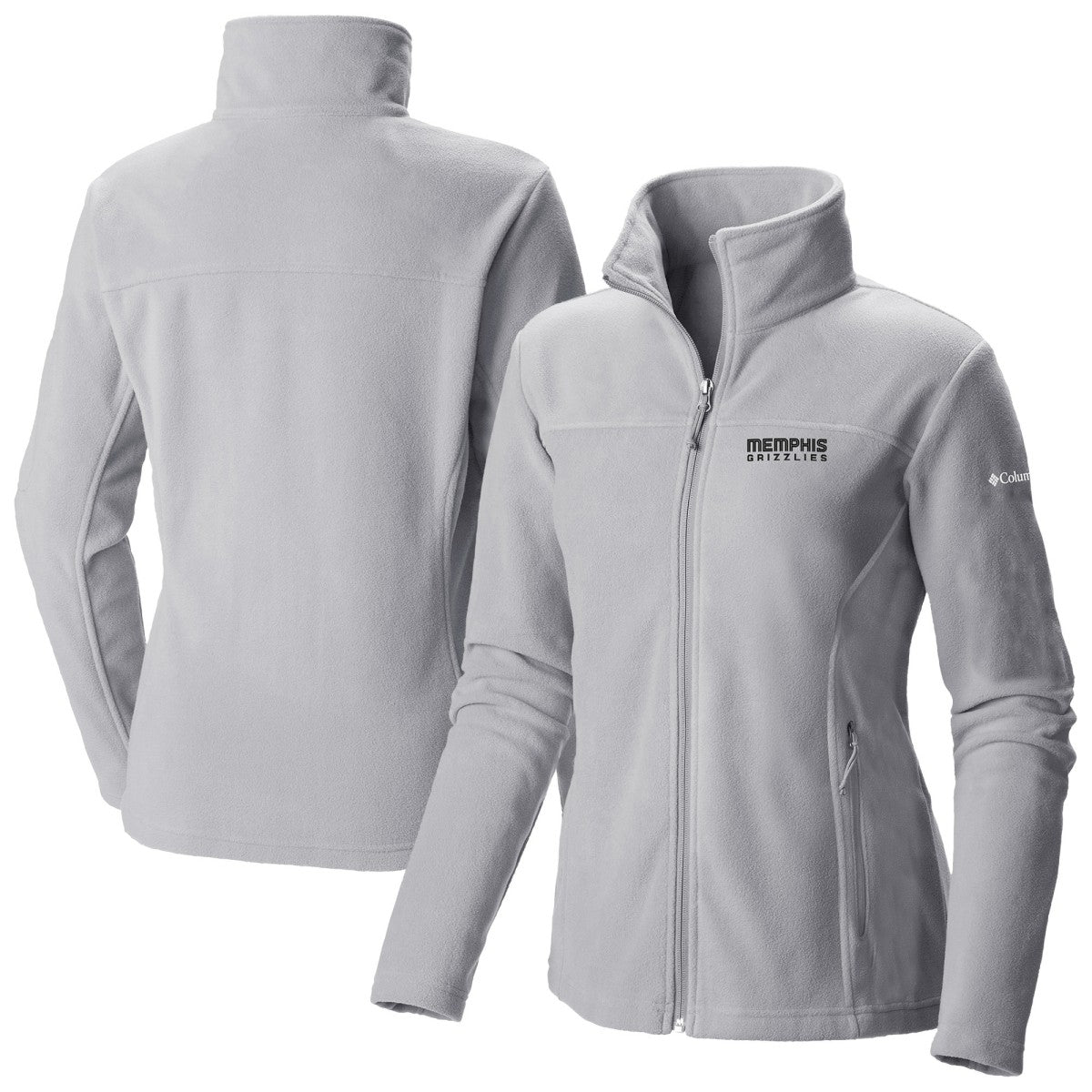 Memphis Grizzlies Women's Give & Go II Fleece Full-Zip Jacket - Gray | Columbia online
