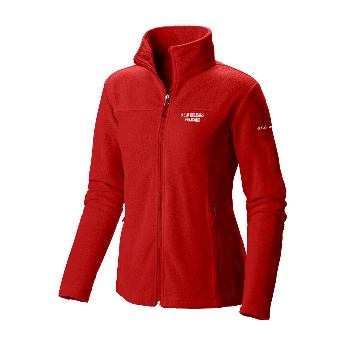 New Orleans Pelicans Women's Give & Go II Fleece Full-Zip Jacket - Red | Columbia on sale
