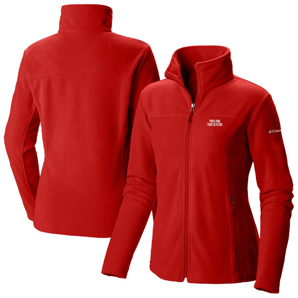 Portland Trail Blazers Women's Give & Go II Fleece Full-Zip Jacket - Red | Columbia discount