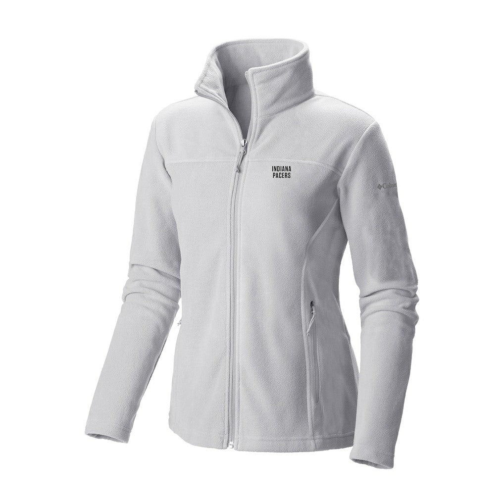 Indiana Pacers Women's Give & Go II Fleece Full-Zip Jacket - White | Columbia shop