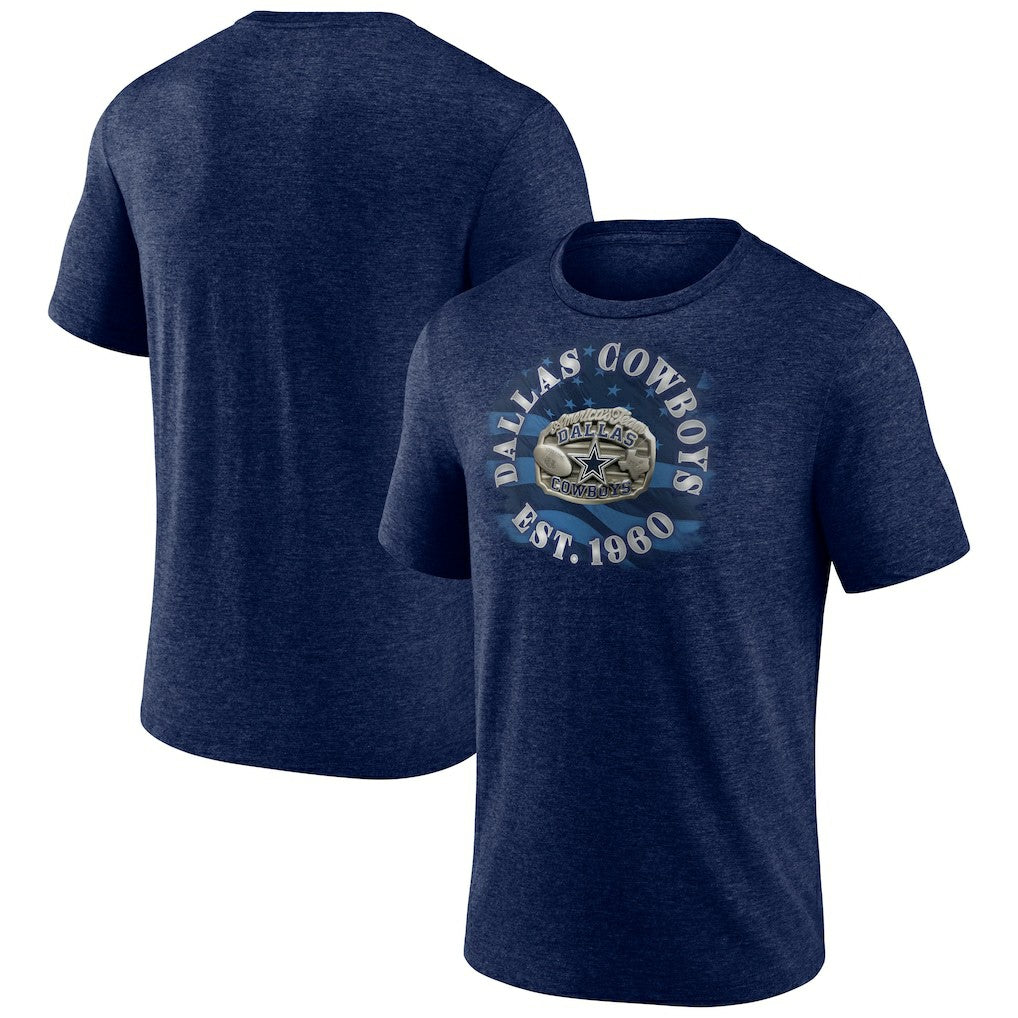 Dallas Cowboys Sporting Chance Tri-Blend T-Shirt - Navy discount