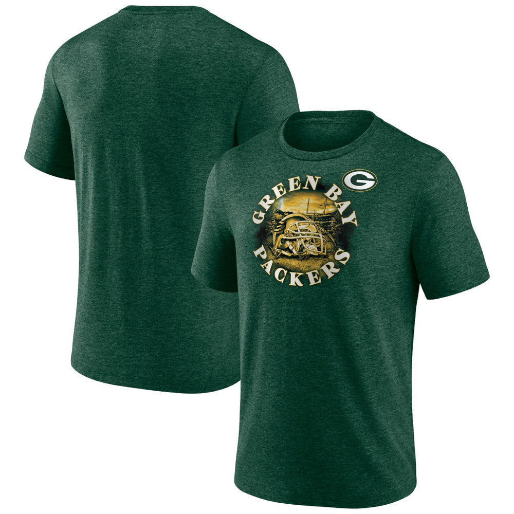 Green Bay Packers Sporting Chance Tri-Blend T-Shirt - Green on sale