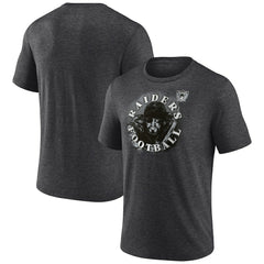 Las Vegas Raiders Sporting Chance Tri-Blend T-Shirt - Charcoal discount