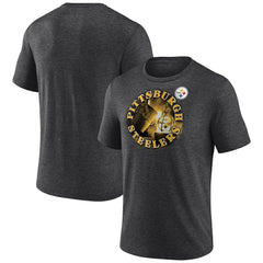 Pittsburgh Steelers Sporting Chance Tri-Blend T-Shirt - Charcoal cheap