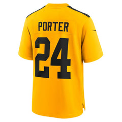 Joey Porter Jr. Pittsburgh Steelers Alternate 1933 Throwback Game Jersey - Gold | Nike online