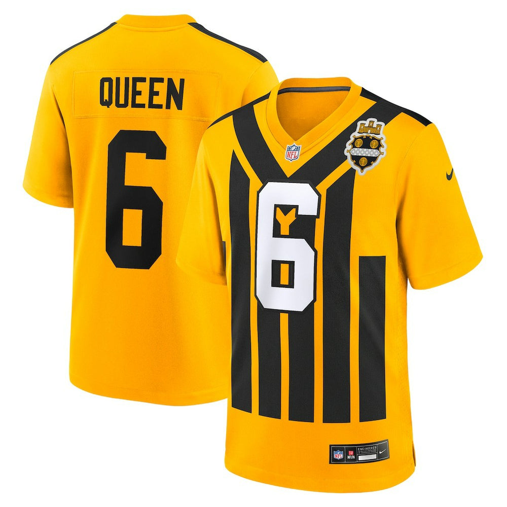 Patrick Queen Pittsburgh Steelers Alternate 1933 Throwback Game Jersey - Gold | Nike sale