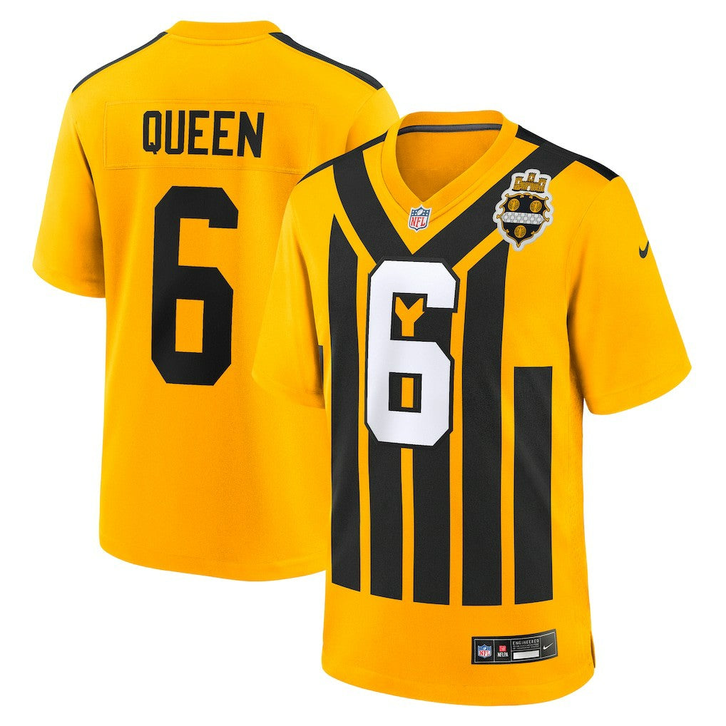 Patrick Queen Pittsburgh Steelers Alternate 1933 Throwback Game Jersey - Gold | Nike sale