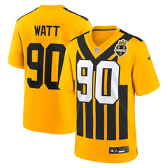T.J. Watt Pittsburgh Steelers Alternate 1933 Throwback Game Jersey - Gold | Nike on sale